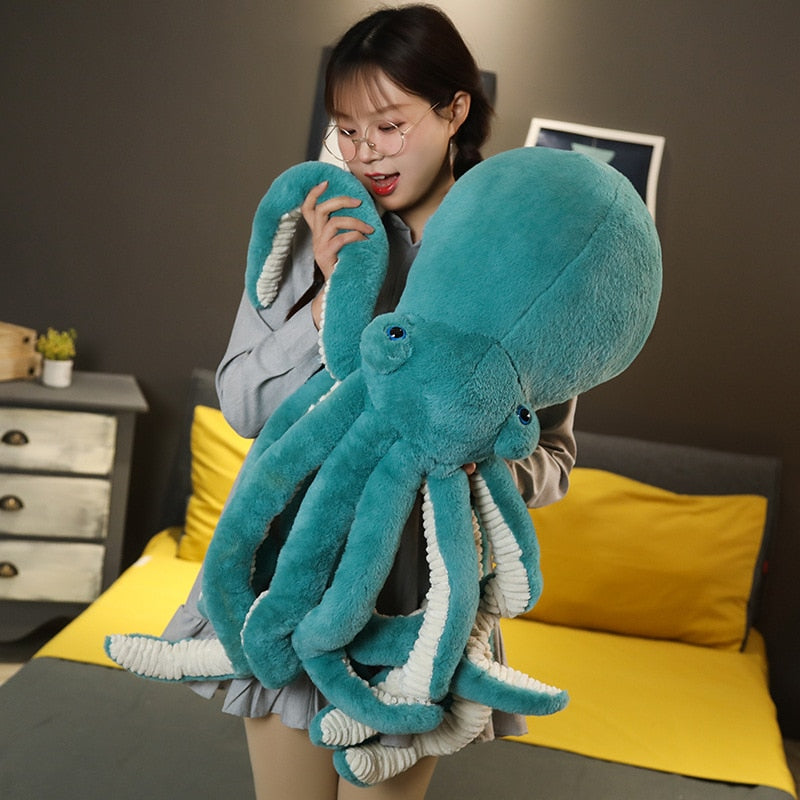 18-85cm Lovely Simulation Octopus Pendant Plush Stuffed Toy Soft Animal Home Accessories Cute Doll Children Christmas Gifts