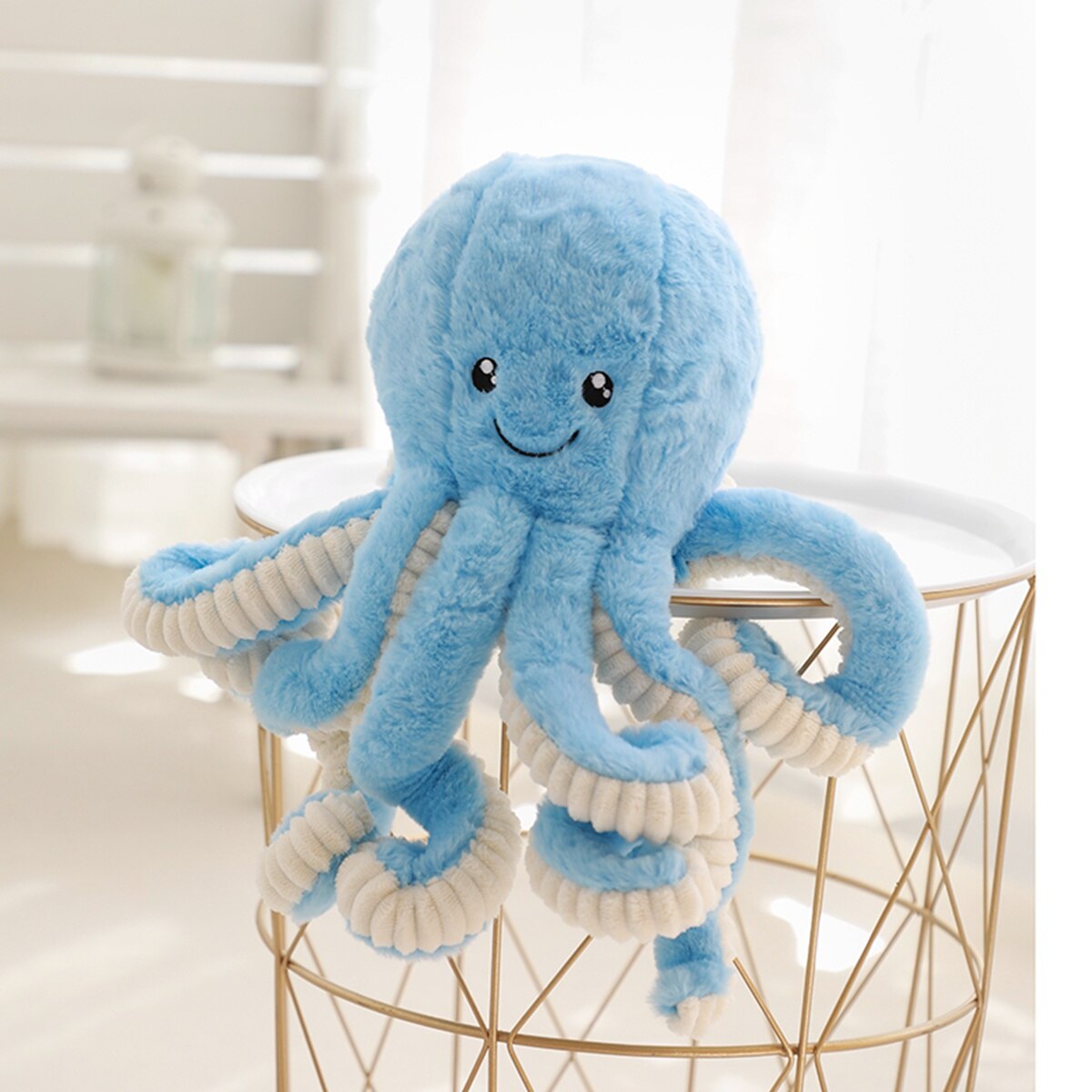 18-85cm Lovely Simulation Octopus Pendant Plush Stuffed Toy Soft Animal Home Accessories Cute Doll Children Christmas Gifts