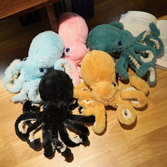 18-85cm Lovely Simulation Octopus Pendant Plush Stuffed Toy Soft Animal Home Accessories Cute Doll Children Christmas Gifts