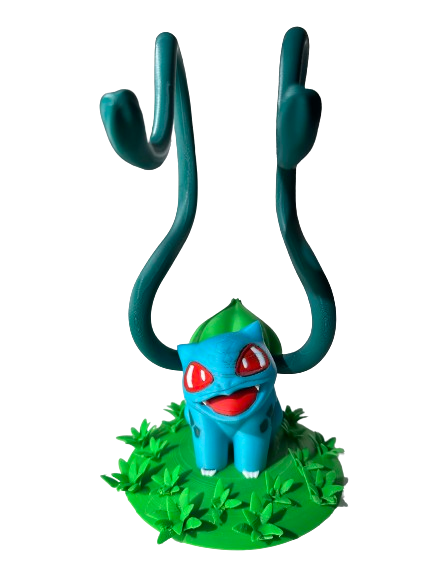 3D Print Pokemon Bulbasaur Creature Headphone Stand