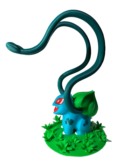 3D Print Pokemon Bulbasaur Creature Headphone Stand