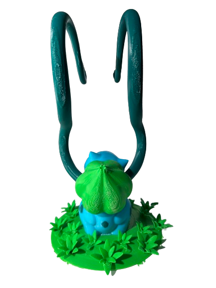 3D Print Pokemon Bulbasaur Creature Headphone Stand