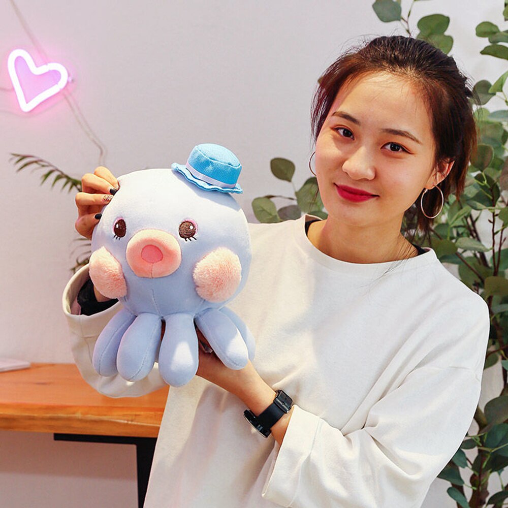 20CM Instagram octopus doll web celebrity girl pillow stuffed toy gift for girls