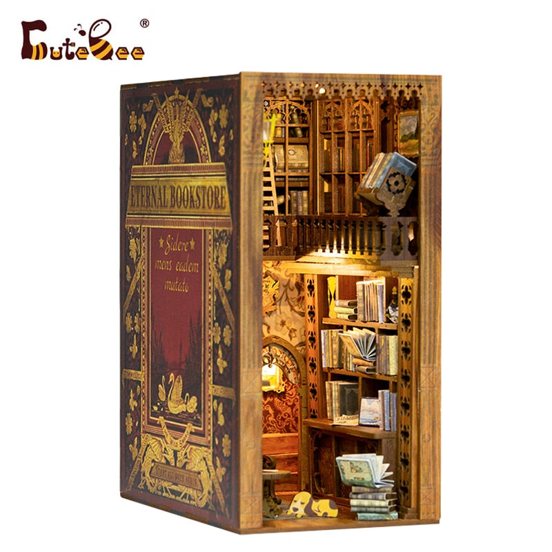 DIY Book Nook Miniature House Dollhouse