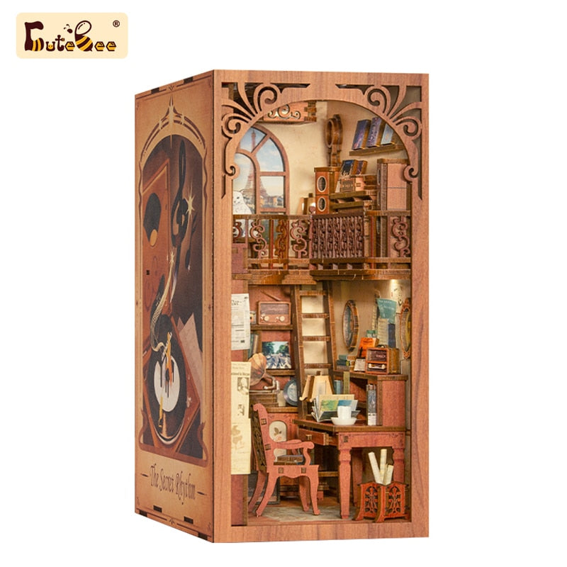 DIY Book Nook Miniature House Dollhouse