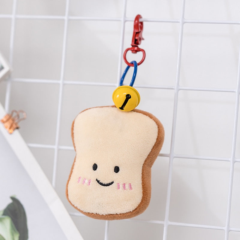 Soft Cartoon Figure Pretzel Crossant Toast Bread Doll Plush Food Toy Stuffed Baguette Poach Egg Decor Doll For Girl Kid Birthday