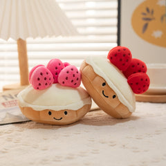 Stuffed Cake Plushie Strawberry Fruit Muffin Shape Plush Toys