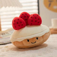 Stuffed Cake Plushie Strawberry Fruit Muffin Shape Plush Toys