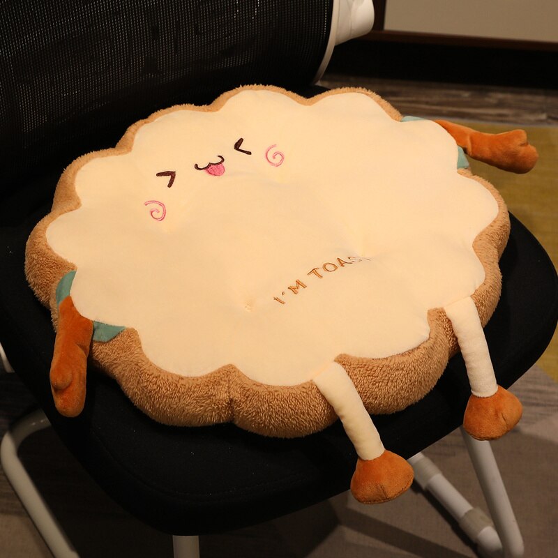 Cute Plush Doll Simulation Kawaii Bread Toast U Shape Pillow Plush Toys Soft Stuffed Bread Cushion For Kids Girls Birthday Gifts