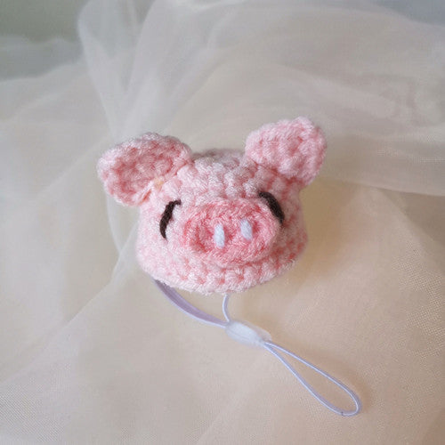 Hand-woven Hamster Hat Honey Glider Chipmunk Guinea Pig Chinchilla Small Animals Hat Hamster Accessories Cute Small Pet Hat