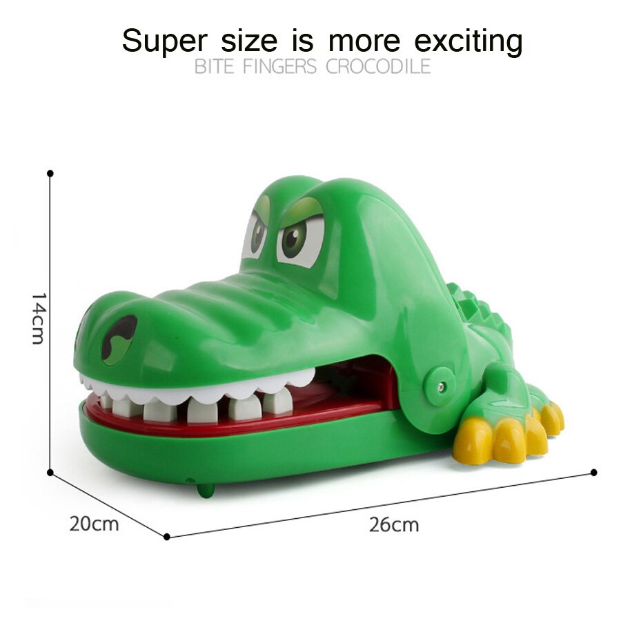 Thriller Crocodile Shark Dinosaur Teeth Bite Finger Tabletop Game Startling Children's Fun Gift Adult Decompression Prank Toys