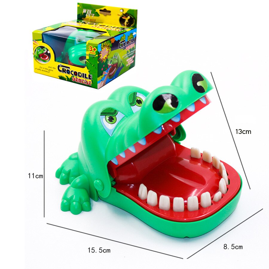 Thriller Crocodile Shark Dinosaur Teeth Bite Finger Tabletop Game Startling Children's Fun Gift Adult Decompression Prank Toys