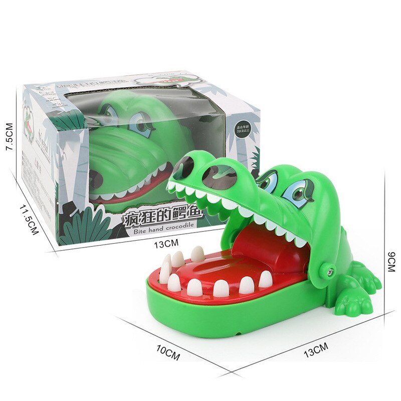 Thriller Crocodile Shark Dinosaur Teeth Bite Finger Tabletop Game Startling Children's Fun Gift Adult Decompression Prank Toys