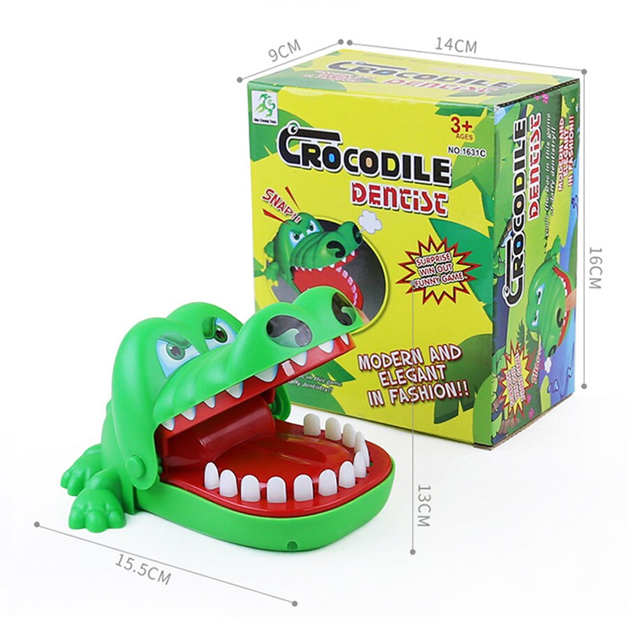 Thriller Crocodile Shark Dinosaur Teeth Bite Finger Tabletop Game Startling Children's Fun Gift Adult Decompression Prank Toys